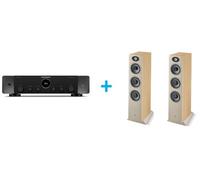 Amplificateur Hi-Fi Marantz Stéréo 70 Noir + une paire d'enceintes colonne Focal Theva N3 Bois clair