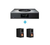Amplificateur Hi-Fi Technics SA-C600EG-S Argent + une paire d'enceintes Klipsch RP-600M Ebony