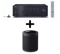Amplificateur Hi-Fi Yamaha R-N800A Noir + une enceinte multiroom Yamaha MusicCast 20 WX-021 Noir