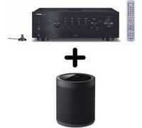 Amplificateur Hi-Fi Yamaha R-N800A Noir + une enceinte multiroom Yamaha MusicCast 20 WX-021 Noir Noir E