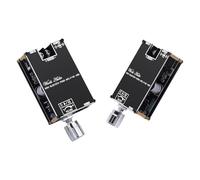 Amplificateur HiFi avec Bluetooth 5.1, ZK-1001B Carte d'amplificateur audio 100W Mini TWS Module d'amplificateur audio mono avec entrée BT/AUX/USB, DC 7-24V Kit de haut-parleurs DIY (2 pcs)