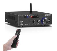 Amplificateur HiFi Bluetooth 5.0, AK-3116 Mini amplificateur Audio stéréo 2.0 canaux 100W x 2 récepteur amplificateur de Puissance numérique de avec Puce d'amplification TPA3116 Entrée BT