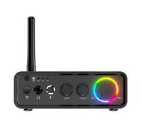 Amplificateur HIFI, Bluetooth, stéréo, 200 W, DSP, AUX/RCA, prêt à l'emploi, son haute définition, portable, noir