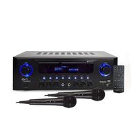Amplificateur HiFi - Evidence Acoustics EA-5160-BT - Stereo 5.1 Karaoke 2x50W + 3x20W - Entrée USB SD AUX DVD FM + 2 Micros