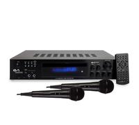 amplificateur hifi - evidence acoustics ea-7360-bt - karaoke 5.2 / usb sd bt fm / 2micros - 4 x75w + 3 x20w
