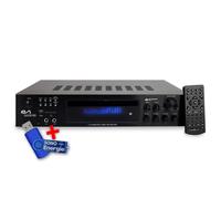 Amplificateur Hifi - Evidence Acoustics EA-7360-BT - Karaoke 5.2 / USB SD BT FM - 4 x75W + 3 x20W+ Clé USB 32G