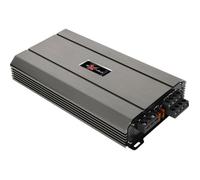Excalibur X4100-4 Amplificateur Auto 4 Canaux Classe AB 2400W Max 4×100W RMS 4Ω 4×150W RMS 2Ω 2×300W RMS ponté Low Pass 50-250Hz High Pass 120-3000Hz boost 0-12dB dans un format compact 184×343×55mm