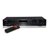 Amplificateur Hifi FM Radio Tuner USB SD MP3 AUX Bluetooth Télécommande Entrées microphone