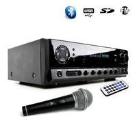 Amplificateur HiFi Karaoke - LTC Audio - ATM6500BT - 100W - Bluetooth - FM - USB