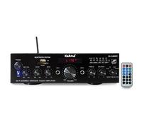 Amplificateur HIFI stéréo 2x 50W avec écran LCD - USB MP3 SD Bluetooth RADIO FM - 2 entrées MICROS - KARMA PA 2380BT