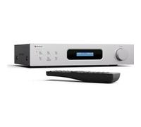 Amplificateur HiFi Stéréo Auna 2x60W Bluetooth Radio DAB+ CD/DVD - Chaine HiFi home cinéma - Blanc Blanc G
