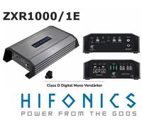 Amplificateur numérique mono 1 canal Hifonics ZXR1000/1E 1000 W/RMS +...