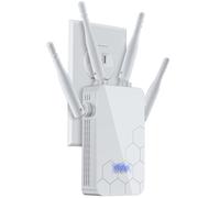 Amplificateur Internet WiFi 2025, amplificateur de routeurs sans Fil, Wi-FI maillé 80% Plus Rapide, Prend en Charge Plus d'appareils réseau à la Maison, Configuration en 1 clic