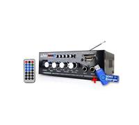 Amplificateur karaoke 50W - USB/BLUETOOTH/SD/FM + Télécommande - Ibiza Sound PLS1250USB-RC+clé USB 32Go
