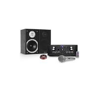 Amplificateur Skytronic karaoké USB/SD/FM 160W + 2 Enceintes HiFi 140W + Micro silver