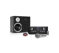 Amplificateur Skytronic karaoké USB/SD/FM 160W + 2 Enceintes HiFi 140W + Micro silver