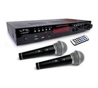 Amplificateur stéréo HIFI LTC ATM6000BT - 100W USB/SD/MP3/Bluetooth & Karaoké avec 2 Micros filaires