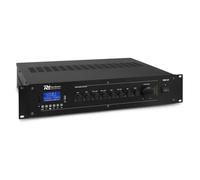 Power Dynamics Amplificateur mixeur PRM120 6 canaux 120 W Bluetooth Lecteur MP3 100 V Télécommande