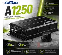 Axton Amplificateur mono numérique A1250 – 1 canal pour subwoofer – Petit et abordable