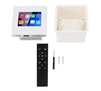 Amplificateur mural Bluetooth intelligent, écran tactile HD de 2,8 pouces avec synchronisation de la radio FM, panneau de co-SALALIS