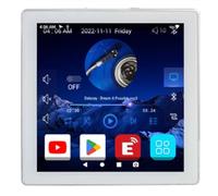 Amplificateur mural intelligent 8 ohms, système Android 10.0, Wi-Fi, Bluetooth, 4 x 25 W, blanc