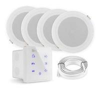 Amplificateur mural Power Dynamics Powerline A100W 160 Watts Pack avec 4 enceintes salle de bain