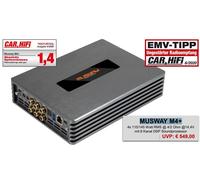 Musway M4+ | 4-KANAL Class D VERSTÄRKER MIT 8-KANAL DSP · 540 Watt RMS