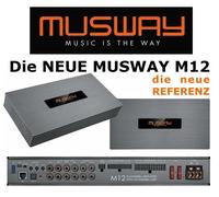 Amplificateur numérique 12 canaux MUSWAY M12 avec DSP 16 canaux et contrôle APP