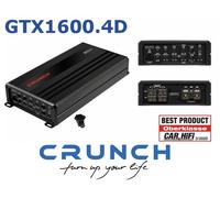 CRUNCH GTX1600.4D - Amplificateur numérique 4 canaux classe D avec 1600 W max - Gravity Mini amplificateurs - Crunch Car Audio Unlimited
