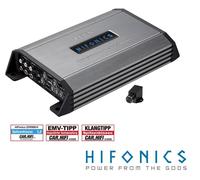 HiFonics Ampli auto ZXR900/4 4 canaux 900 W Réglage volume, basses et aigus Universel