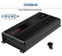 Amplificateur numérique compact Crunch GTX2600.6D CLASSE D 6 canaux 2640 watts