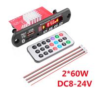 Amplificateur numérique domestique 160W,carte décodeur MP3,puissance Audio 12V 80W,Bluetooth FM pour musique,caisson de basses,haut-parleurs,contrôle du Volume - Type 2x60W-Small remote