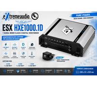 ESX Amplificateur monobloc numérique classe D HXE1000.1D 550 W RMS