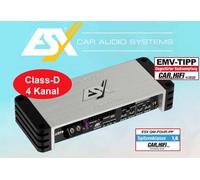 Amplificateur numérique ESX QM FOUR 4 canaux Mini CLASS D 360 watts RMS
