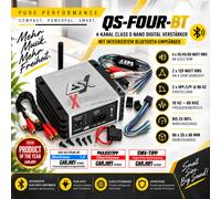 Amplificateur numérique ESX QS-FOUR-BT 4 canaux Nano avec...