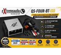 ESX QS-FOUR-BT-ISO Amplificateur Class D 4 Canaux 4 x 35/45/60 WRMS @ 4/3/2 Ohm