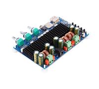 Amplificateur numérique Haute capacité de Surcharge, Caisson de Basses stéréo 2.1 canaux, Sortie 100W, Bluetooth, entrée USB TF, Noir