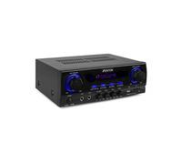 Amplificateur Numérique Karaoké Av440 Bluetooth Lecteur MP3 2 Entrées Microphone Télécommande 400W