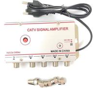 Amplificateur numérique terrestre pour antenne TV analogique ou numérique à 4 Sorties