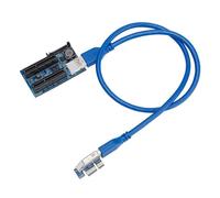 Amplificateur Pci-E Riser Professional Express, Carte Sata Avec Câble Ou Minage Eth Btc, 1x À 4x, Usb 3.0