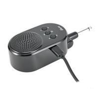 Amplificateur portable pour mini guitare 5 W avec 635 mm rotatif USB rechargeable batterie intégrée 850 mAh pour guitare électrique basse pratique voyage noir