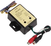 amplificateur pour autoradio 2 canaux - Adaptateur haute impédance basse AS-512 - Pour sortie audio haut-parleur niveau - Idéal pour les systèmes de sonorisation de voiture