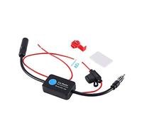 Amplificateur Radio Antenne, Radio FM 12V Voiture Universel Antenne Antenne Réception du Signal Amplificateur Booster, for Remplacement pour Audio & Vidéo Antennes Voiture