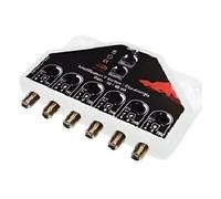 AMPLIFICATEUR REPARTITIEUR TV TNT UHF REGLABLE HD 1 ENTREE - 6 SORTIES 40db, 5V, 470-800 MHZ