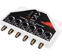 AMPLIFICATEUR REPARTITIEUR TV TNT UHF REGLABLE HD 1 ENTREE - 6 SORTIES 40db, 5V, 470-800 MHZ