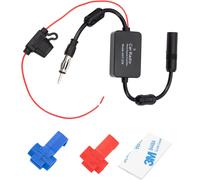 Amplificateur Signal Antenne Voiture Pour Fm Am Autoradio Stéréo Adaptateur Pr Din 12 V Radio Médias Unité Principale[Q326]
