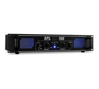 Amplificateur - SKYTEC - SkyTec SPL1000 - 2x500 W (1000 W) - USB/SD/RCA - Noir