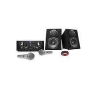 Amplificateur Skytronic karaoké USB/SD/FM 160W + Enceintes compactes 2x100W + 2 Micros SL