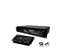 Pack sono - IBIZA - MY DEEJAY AX-3000 + DJ21 - 2 x 1500 W - USB MP3 - Table mix 4 voies