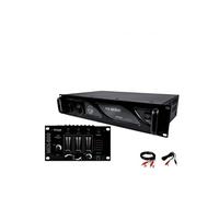 Amplificateur sono 2 x 500W MY DEEJAY AX-1000 MyDj + table de mixage DJ sono MIX800 Ibiza